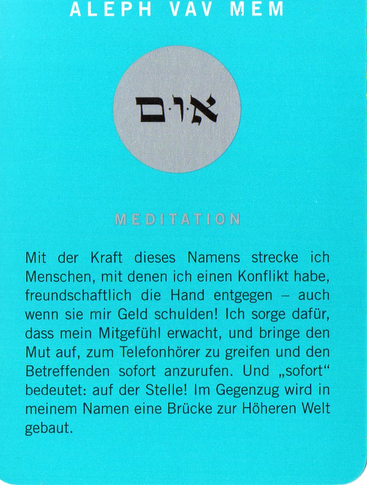 Meditation zu Omael